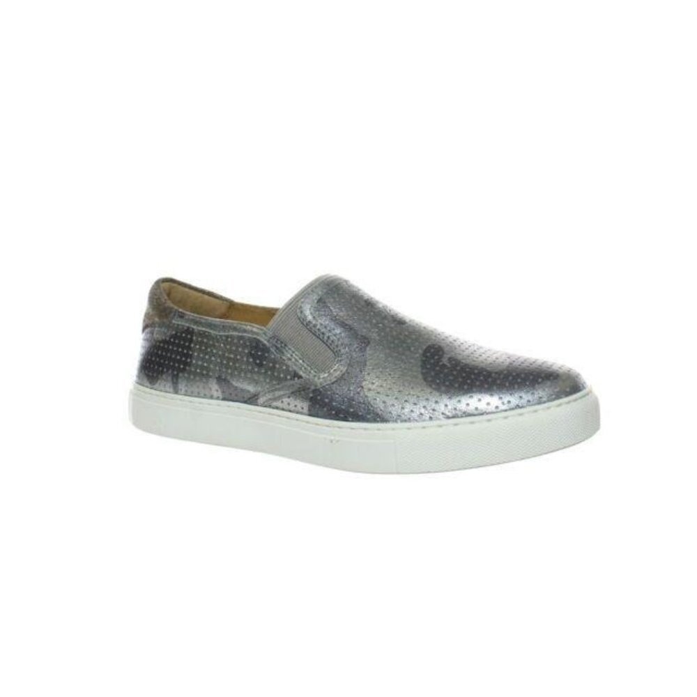 Trask Sz 6.5 Lillian slip on metallic camo sneaker